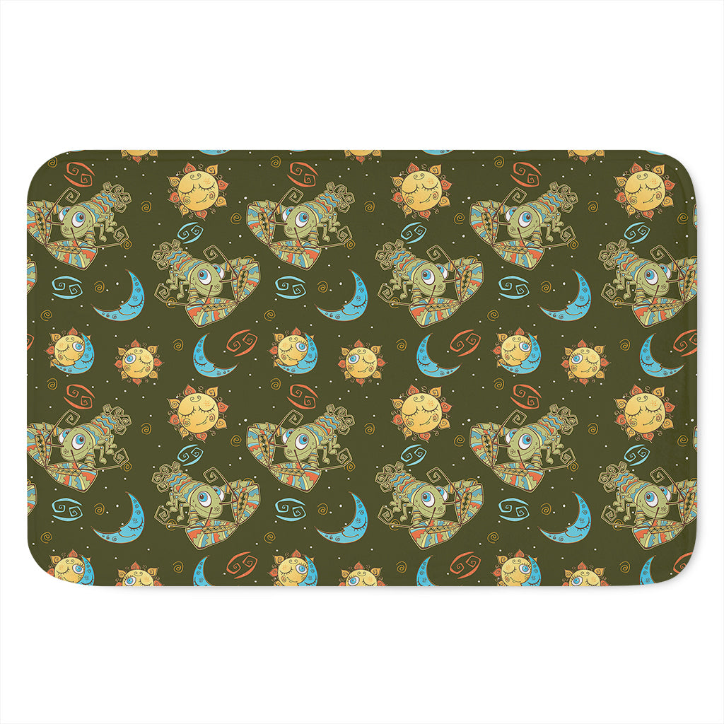 Cute Cartoon Cancer Pattern Print Indoor Door Mat