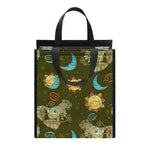 Cute Cartoon Cancer Pattern Print Insulated Lunch Tote