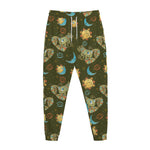 Cute Cartoon Cancer Pattern Print Jogger Pants