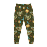 Cute Cartoon Cancer Pattern Print Jogger Pants
