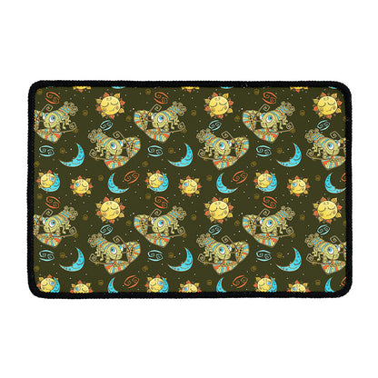 Cute Cartoon Cancer Pattern Print Kitchen Mat