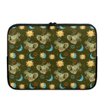 Cute Cartoon Cancer Pattern Print Laptop Sleeve
