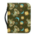 Cute Cartoon Cancer Pattern Print Leather Bible Cover