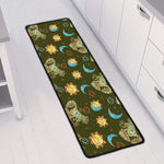 Cute Cartoon Cancer Pattern Print Long Kitchen Mat