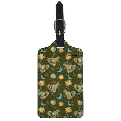 Cute Cartoon Cancer Pattern Print Luggage Tag