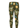 Cute Cartoon Cancer Pattern Print Men's Leggings
