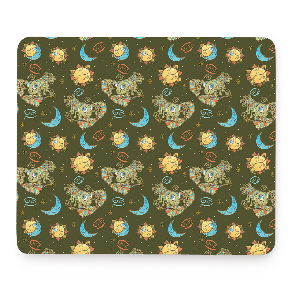 Cute Cartoon Cancer Pattern Print Mouse Pad