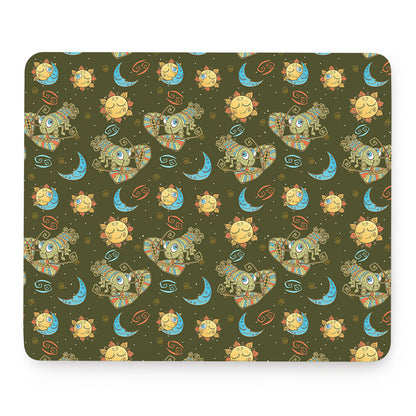 Cute Cartoon Cancer Pattern Print Mouse Pad