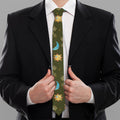 Cute Cartoon Cancer Pattern Print Necktie