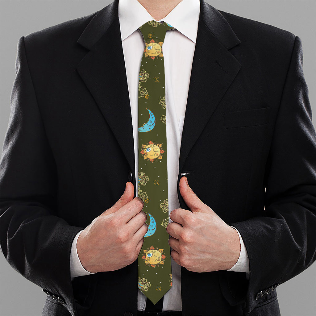 Cute Cartoon Cancer Pattern Print Necktie