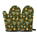 Cute Cartoon Cancer Pattern Print Oven Mitts