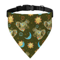 Cute Cartoon Cancer Pattern Print Over The Collar Dog Bandana