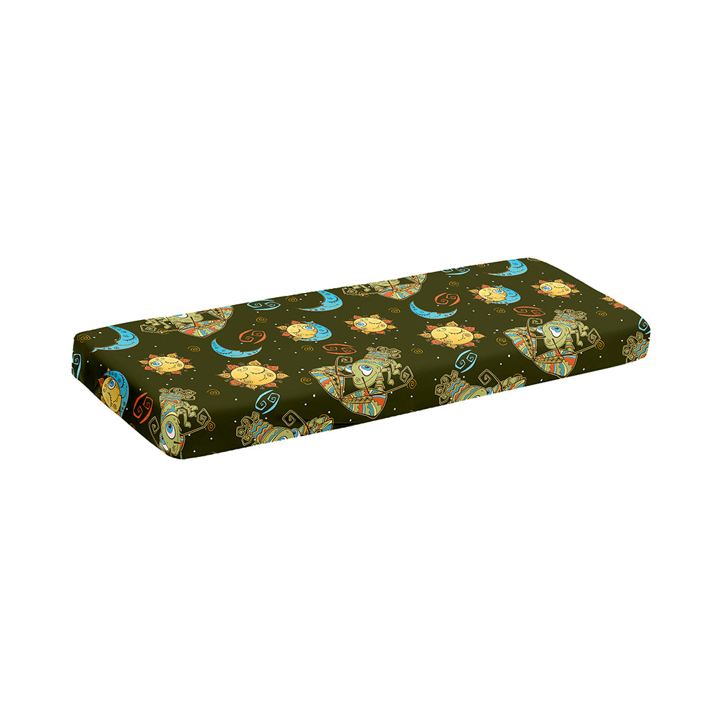 Cute Cartoon Cancer Pattern Print Piano Keyboard Cover