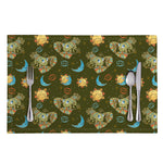 Cute Cartoon Cancer Pattern Print Placemat