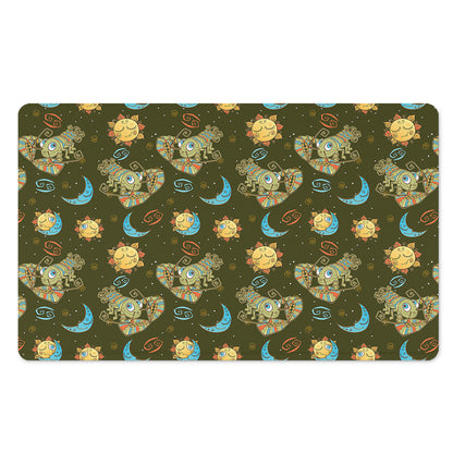 Cute Cartoon Cancer Pattern Print Polyester Doormat
