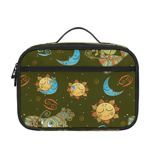 Cute Cartoon Cancer Pattern Print Portable Lunch Bag