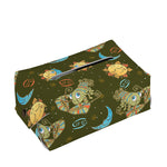 Cute Cartoon Cancer Pattern Print Rectangle Tissue Box Cover