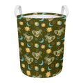 Cute Cartoon Cancer Pattern Print Round Laundry Basket