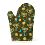 Cute Cartoon Cancer Pattern Print Single Oven Mitt