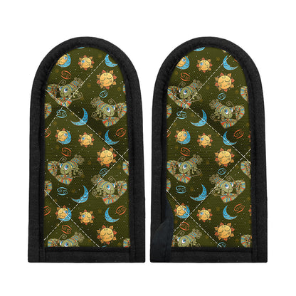 Cute Cartoon Cancer Pattern Print Skillet Handle Cover