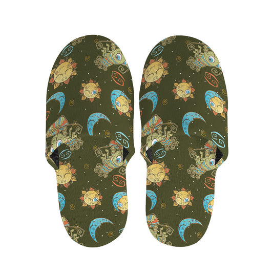 Cute Cartoon Cancer Pattern Print Slippers