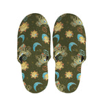 Cute Cartoon Cancer Pattern Print Slippers