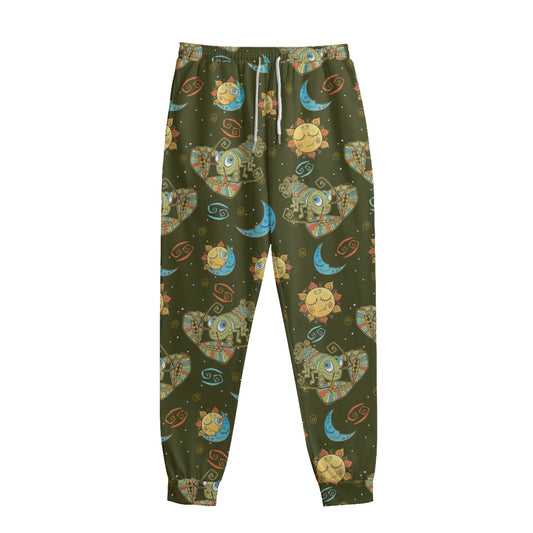 Cute Cartoon Cancer Pattern Print Sweatpants
