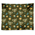 Cute Cartoon Cancer Pattern Print Tapestry