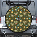 Cute Cartoon Cancer Pattern Print Tire Cover With Camera Hole