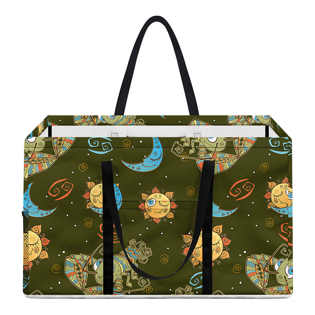 Cute Cartoon Cancer Pattern Print Utility Tote Bag