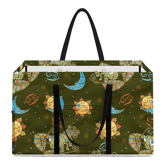 Cute Cartoon Cancer Pattern Print Utility Tote Bag