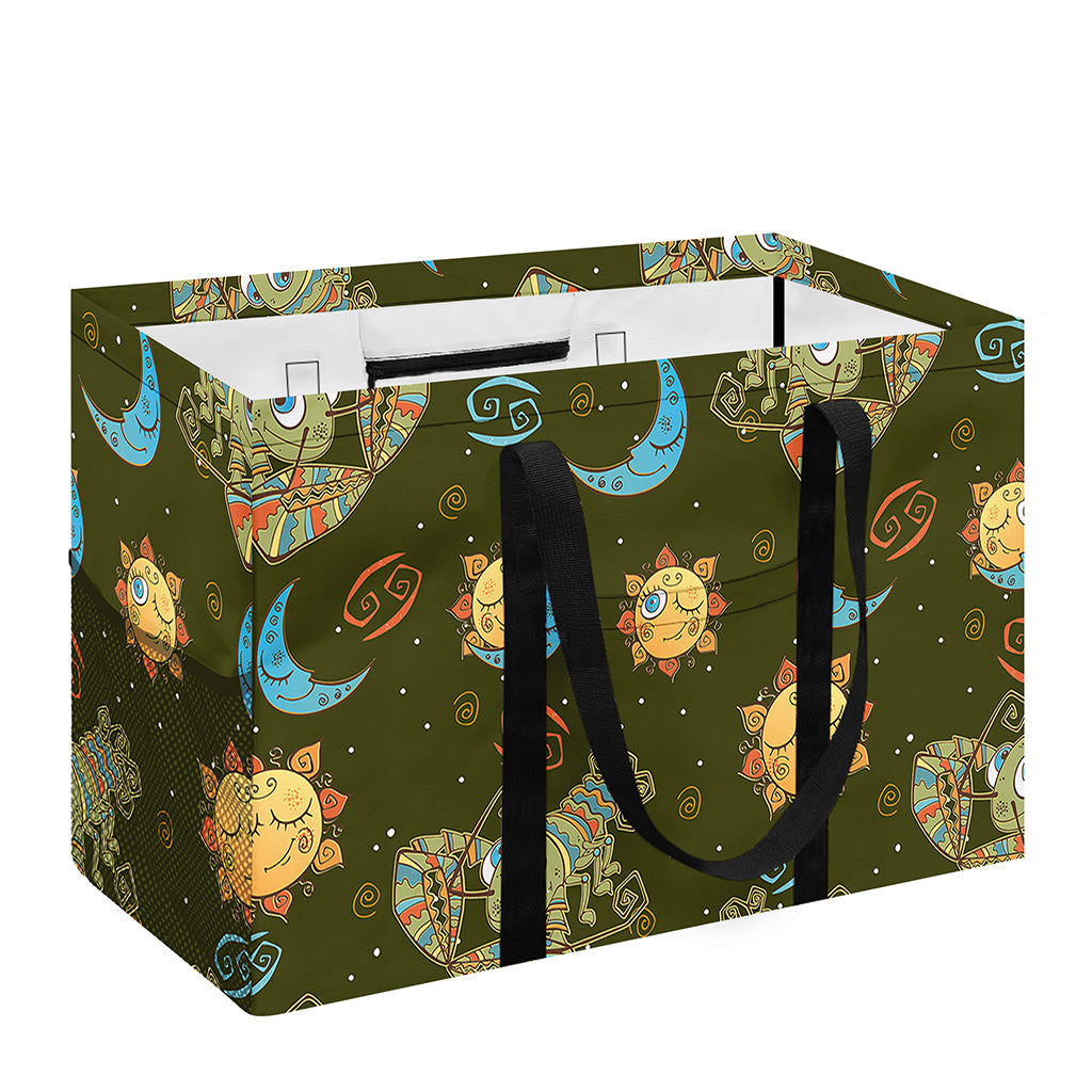 Cute Cartoon Cancer Pattern Print Utility Tote Bag