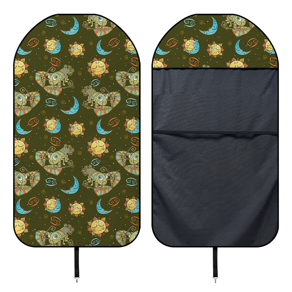 Cute Cartoon Cancer Pattern Print Waterproof Car Seat Cover