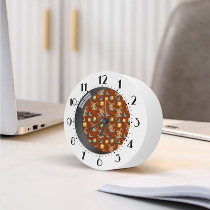 Cute Cartoon Capricorn Pattern Print Alarm Clock