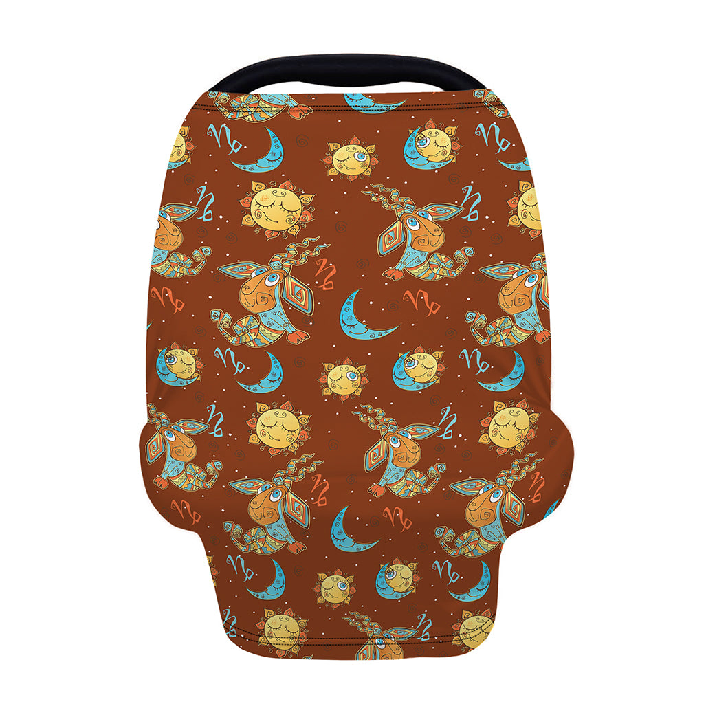 Cute Cartoon Capricorn Pattern Print Baby Seat Cover