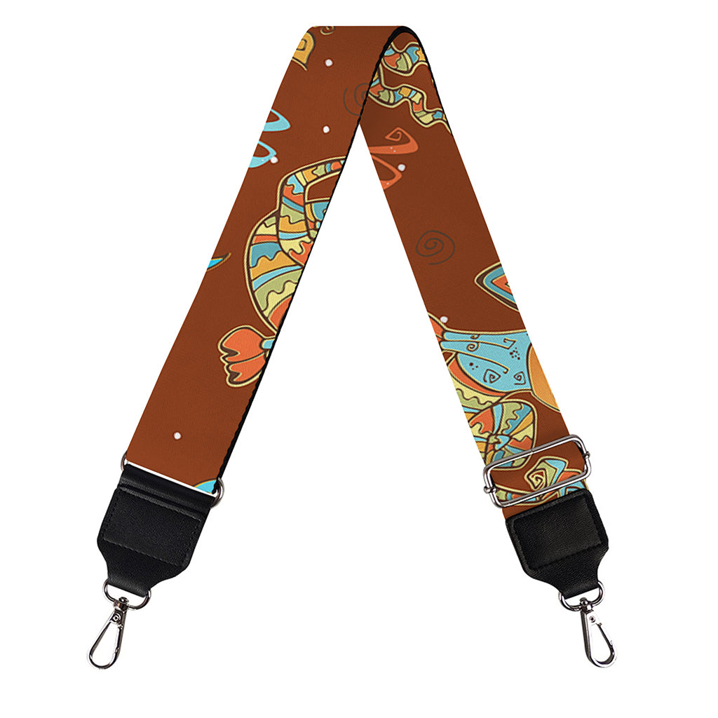 Cute Cartoon Capricorn Pattern Print Bag Strap