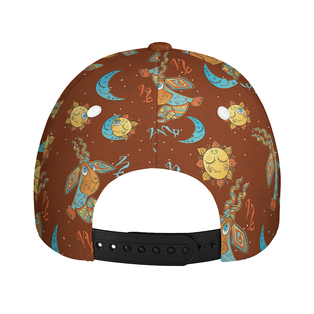 Cute Cartoon Capricorn Pattern Print Baseball Cap