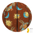 Cute Cartoon Capricorn Pattern Print Basketball