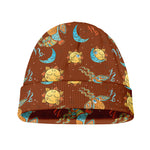 Cute Cartoon Capricorn Pattern Print Beanie