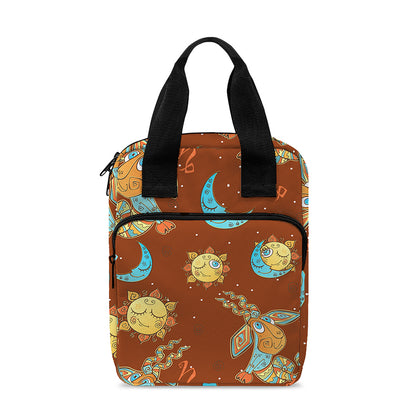 Cute Cartoon Capricorn Pattern Print Bible Tote Bag