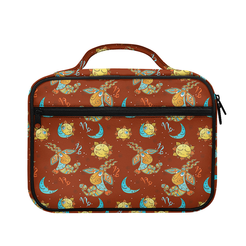 Cute Cartoon Capricorn Pattern Print Briefcase Bible Bag