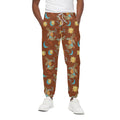Cute Cartoon Capricorn Pattern Print Cotton Sweatpants