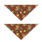 Cute Cartoon Capricorn Pattern Print Dog Bandana