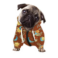 Cute Cartoon Capricorn Pattern Print Dog Zip Up Hoodie