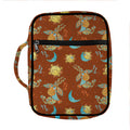 Cute Cartoon Capricorn Pattern Print Front Pocket Bible Bag