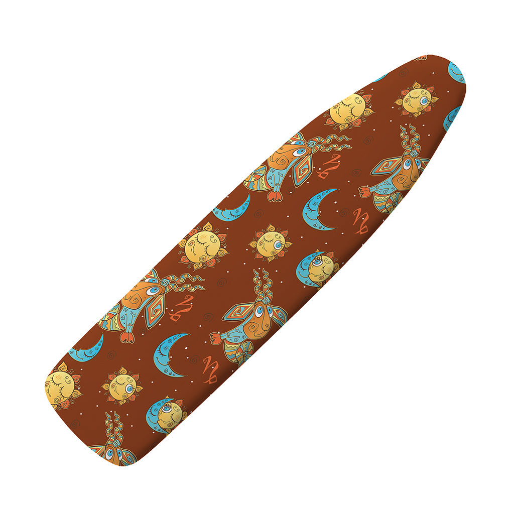 Cute Cartoon Capricorn Pattern Print Ironing Board Cover