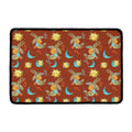 Cute Cartoon Capricorn Pattern Print Kitchen Mat