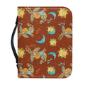 Cute Cartoon Capricorn Pattern Print Leather Bible Cover