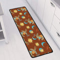Cute Cartoon Capricorn Pattern Print Long Kitchen Mat