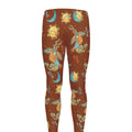Cute Cartoon Capricorn Pattern Print Men's Leggings